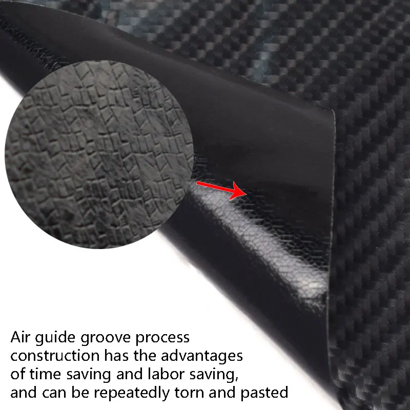 10 см х автомобильный Стайлинг глянцевая виниловая пленка 5D из углеродного