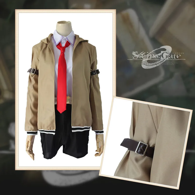 Makise Kurisu косплей костюмы японские Аниме игры Steins Gate 0 одежда Хэллоуин бесплатная
