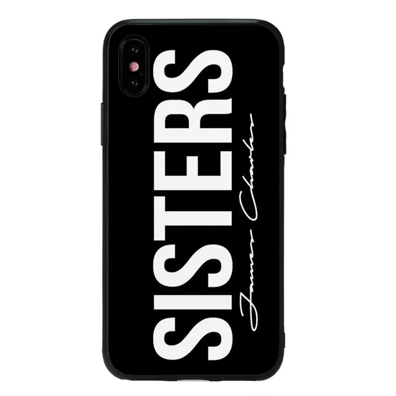 Сестры James Charles чехол для iPhone X XR xsmax 8, 8 Plus, 7, 7 Plus, 6 S Plus SE популярный тренд Charles сестра Мягкий силиконовый чехол для телефона