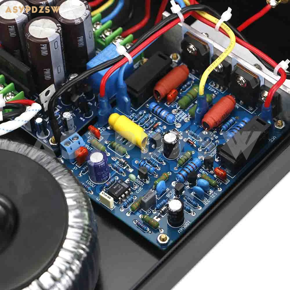 Готовые QUAD405 моно усилитель мощности база на QUAD 405 усилитель KTD1047 100 Вт с защитой динамика