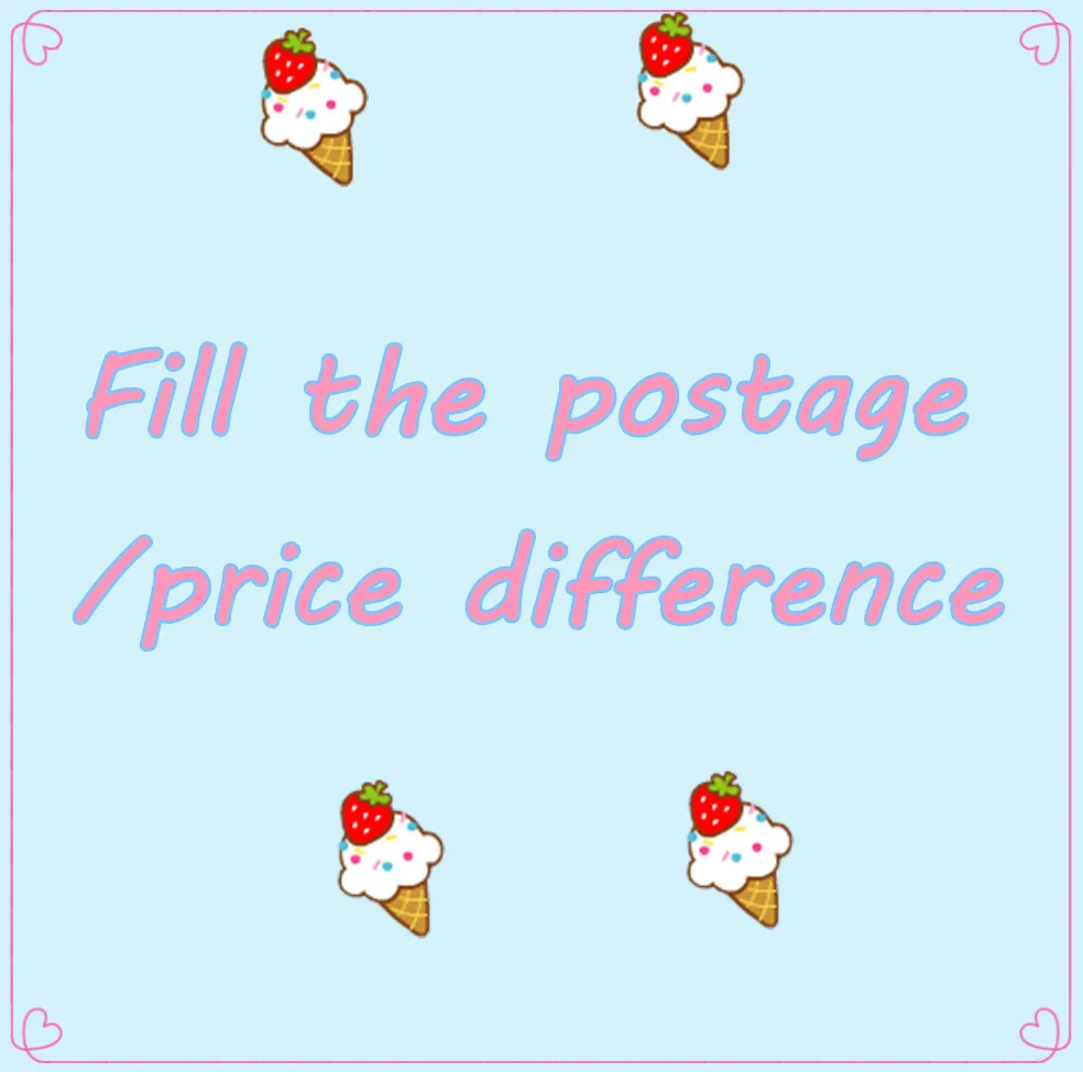 

Fill the postage/price difference
