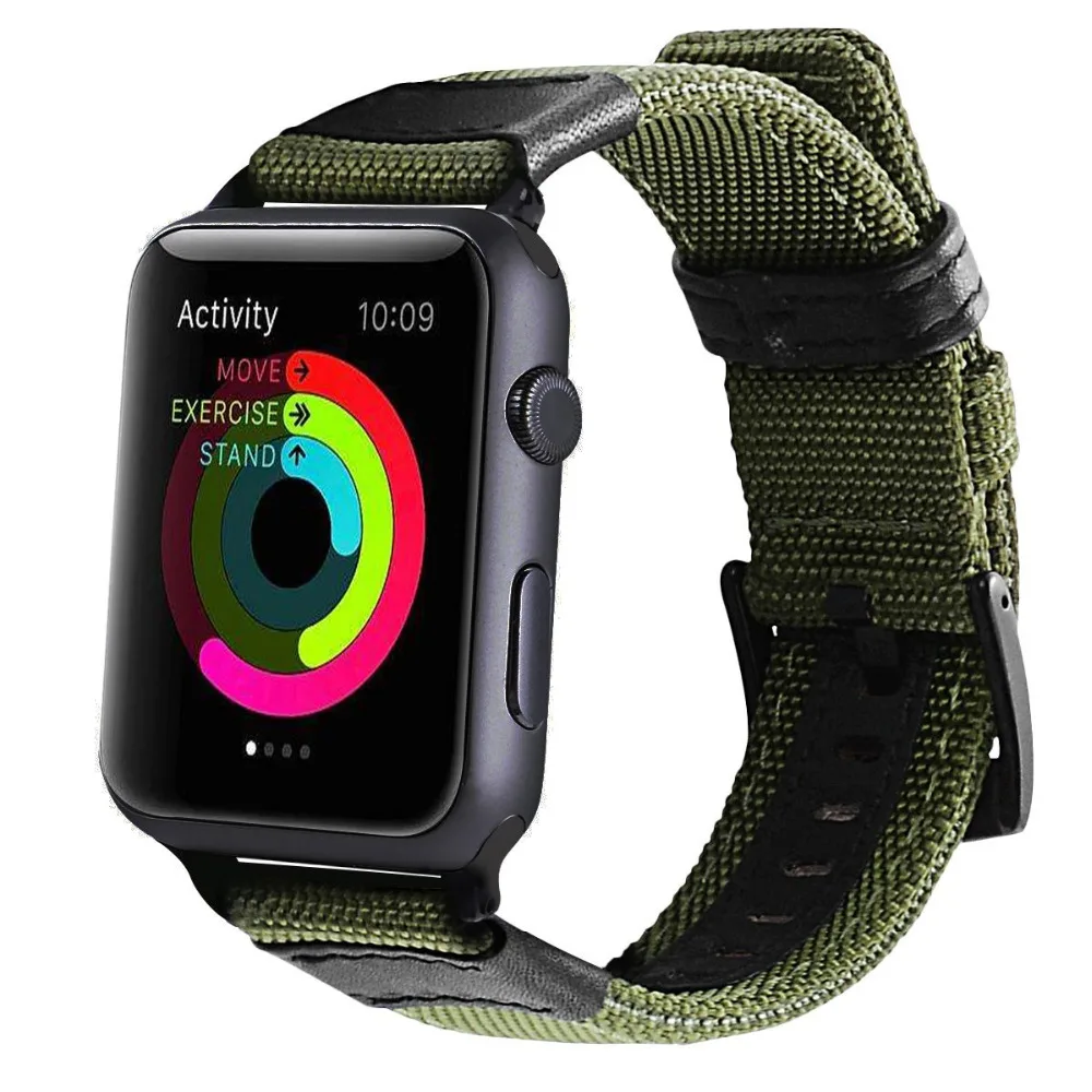 fashion nice Leather loop 38mm 42mm band for Apple Watch 40mm 44mm iwatch 4 3 2 1Strap newest | Наручные часы