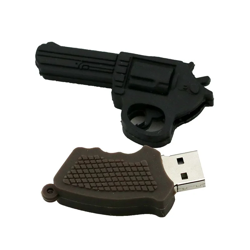 Флеш-накопитель USB флеш-накопитель 4 ГБ, 8 ГБ, 16 ГБ, 32 ГБ, 64 ГБ, usb-накопитель ручной гранаты, флеш-накопитель USB2.0, мультипликационный пистолет AK47, флешки