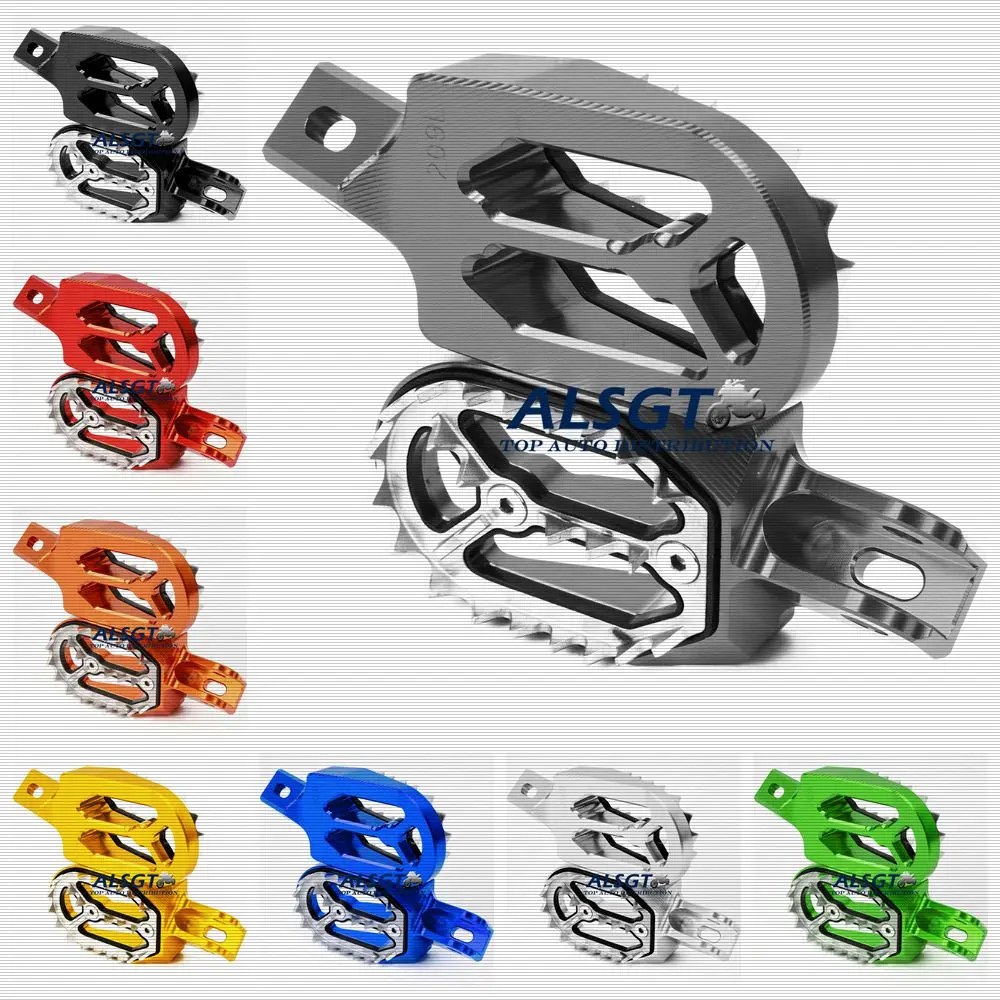 Для KTM 250/350 Freeride 620/625/660 LC4 640 Adventure/Duke/SM 640SE 640Duke CNC подножки Dirt Bike Подножки острые зубы