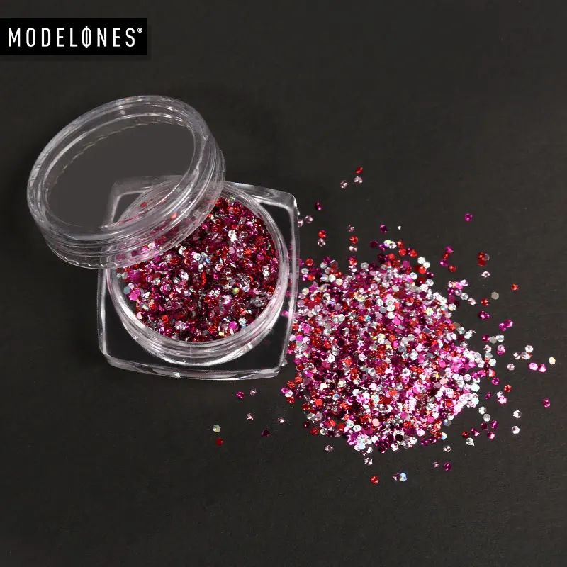 Разноцветные Стразы для ногтей MODELONES камень-хамелион маленькие нестандартные