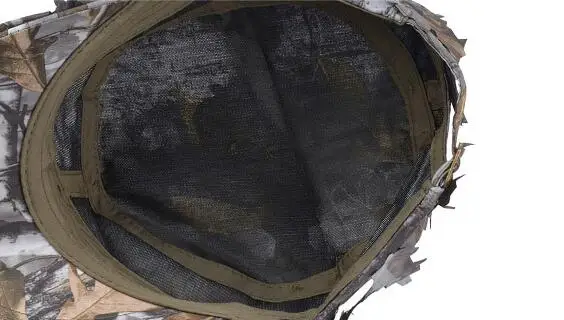 Кепка мужская камуфляжная тактическая плоская шапка с листьями леса Охотничья