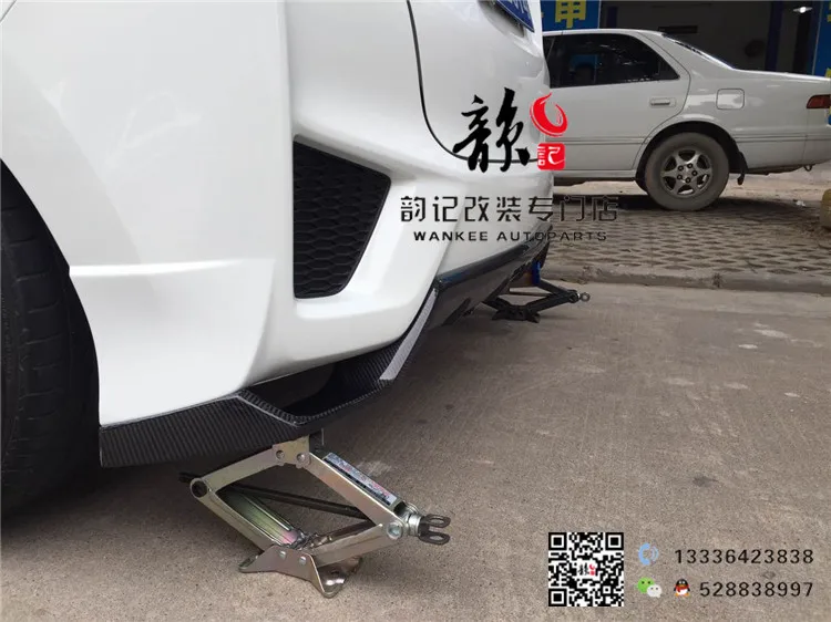 Подходит для HONDA Fit 14 17 GK5 FIT3 SEEKER RS из углеродного волокна или FPR спойлер|spoiler carbon