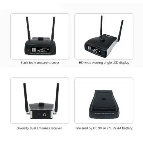 ACEMIC PR-8/VT-20 Pro UHF 80 м беспроводной скрипки мандолины микрофон Professional для сцены |