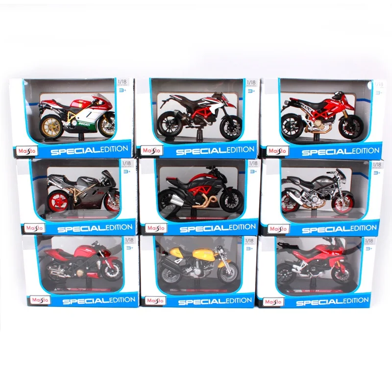 Maisto 1:18 Игрушечная модель мотоцикла Сплав мотоцикл монстр 696 1098S скремблер 1199 Panigale Multisttrada Коллекция игрушки для взрослых
