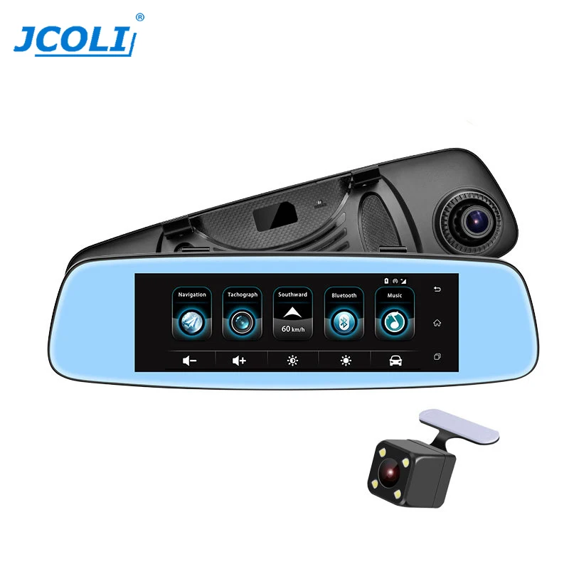 JCOLI 7 84 'Ɖg Wifi видеокамера на ОС андроид для автомобиля зеркальный рекордер gps