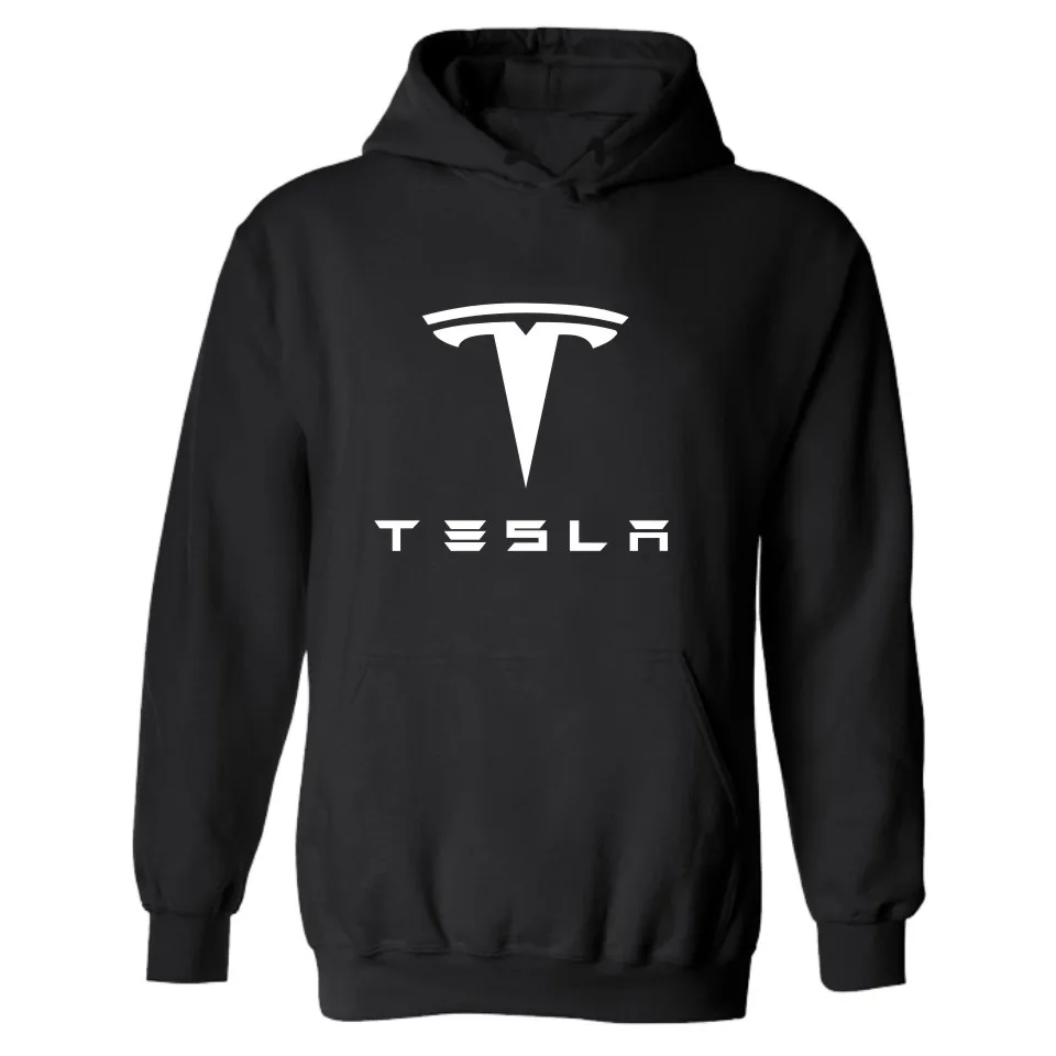 Толстовка TESLA MOTORS Мужская брендовый дизайнерский свитшот в стиле Харадзюку