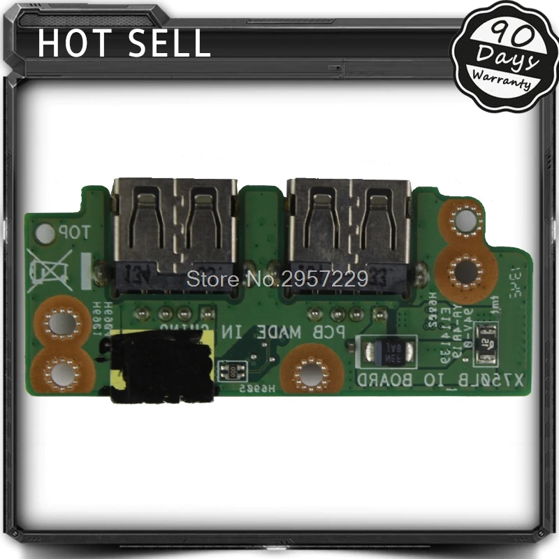 Для For Asus X750L X750LN X750LA X750LB X750JB X750JA ноутбук аудио USB IO Плата интерфейса плата