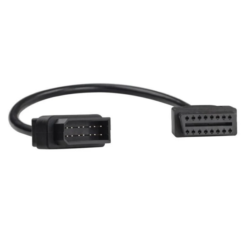 Новый OBD2 кабель для Nissan 14 Pin до 16 OBD 2 II оптический Авто Диагностический адаптер