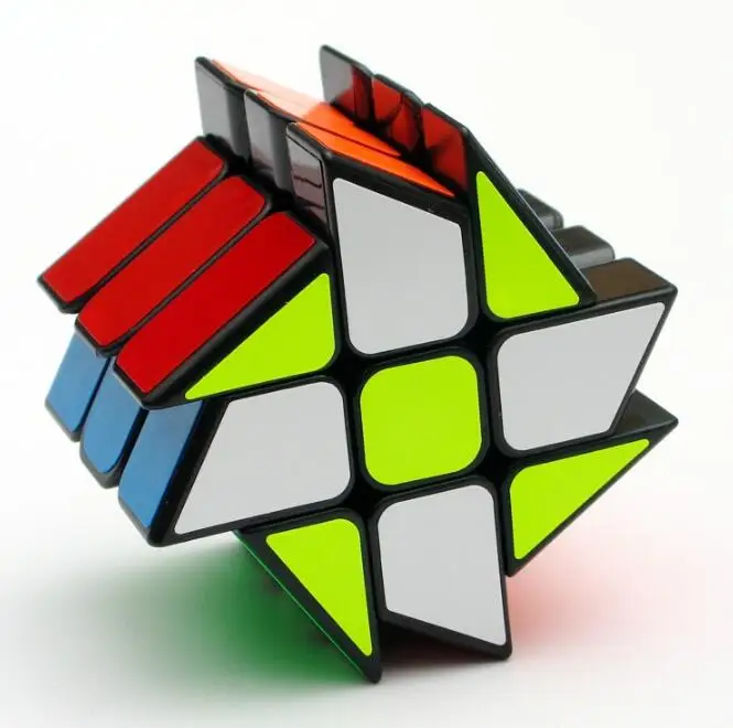 YJ колеса ветра Неравные 56 мм 3x3x3 Литые Покрытием magic cube Puzzle Кубы Укрепить Кубо