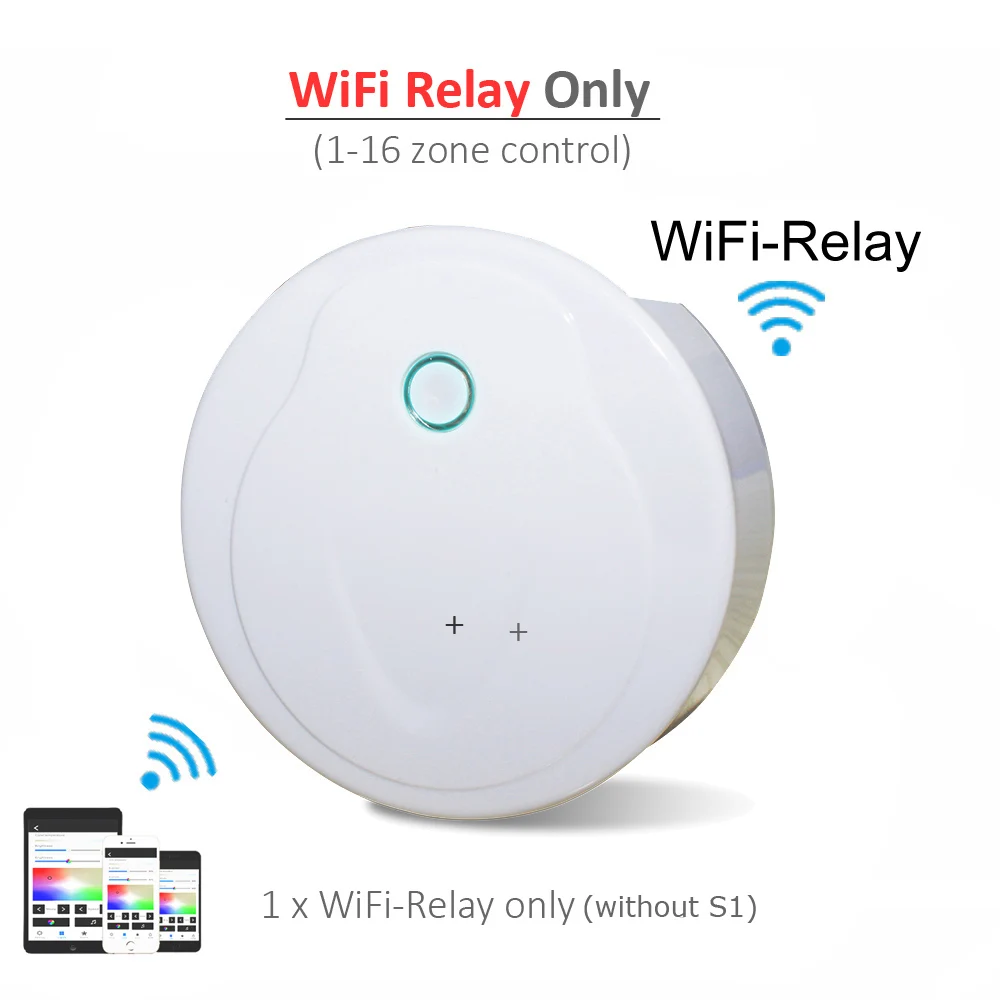 AC Triac диммер умный Wifi RF 2,4G беспроводной дистанционный светодиодный диммер 220 в 230 В 110 В для одного цвета Диммируемый светодиодный светильник S1 - Цвет: Wifi Relay Only