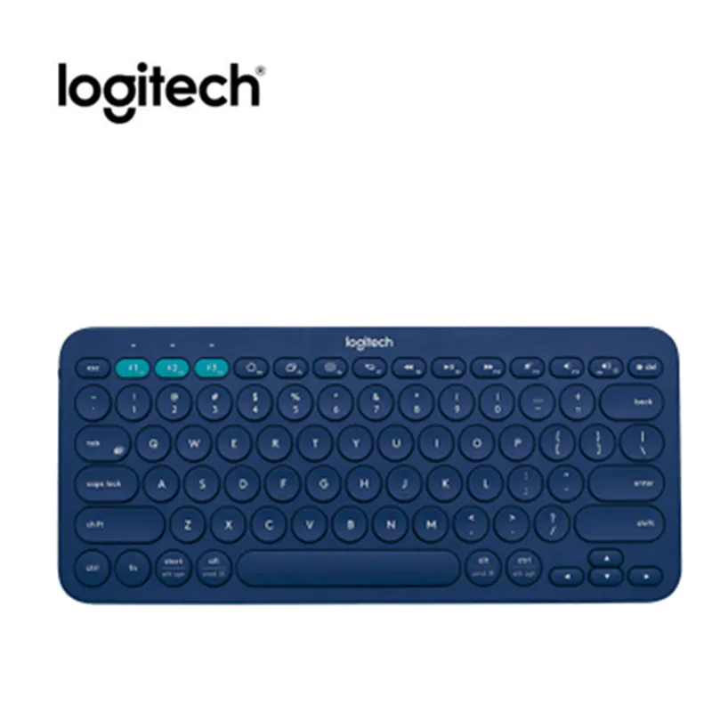 Миниатюрная беззвучная компьютерная клавиатура Logitech K380 с множеством устройств и