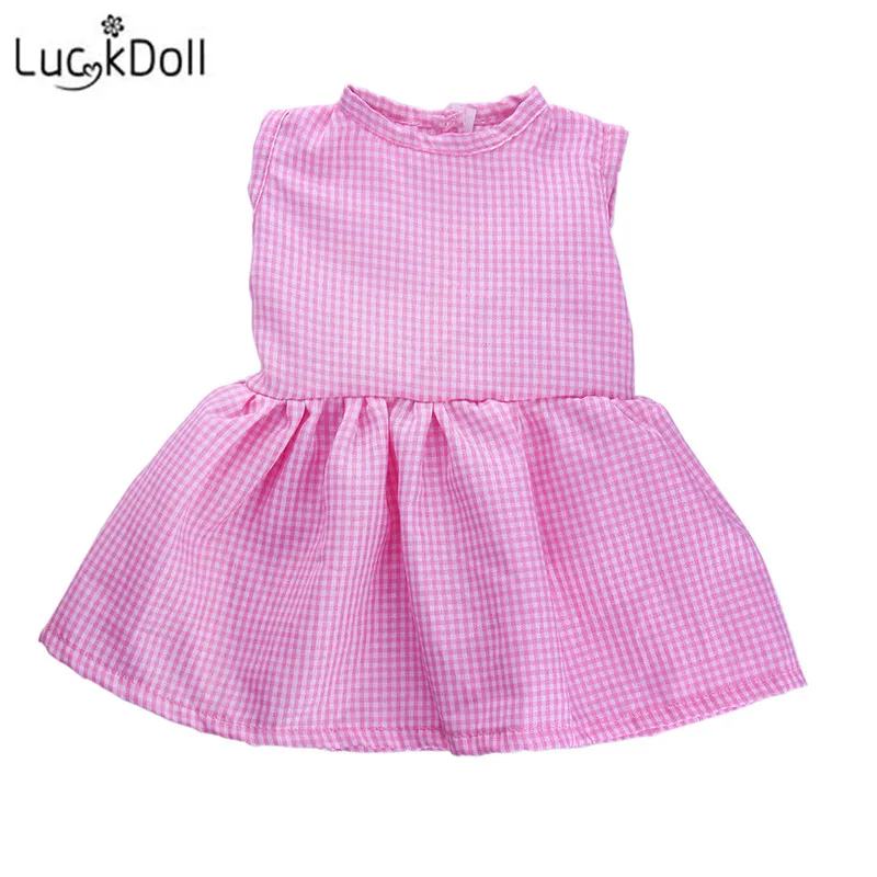 LUCKDOLL Новое Кукольное платье подходит для 18 дюймов Американский 43 см детская