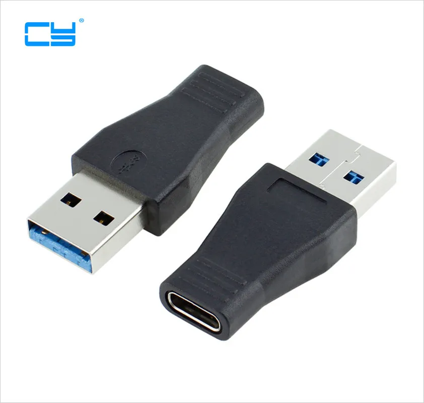 Адаптер для ноутбука с USB 3 0 штекер на 1 Тип C гнездо преобразователь данных