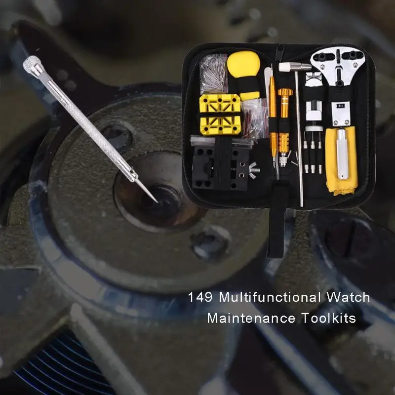 149pcs Watchmaker Watch Link Pin Remover Case Opener Repair Tool Kit Set Remover Spring Bar Repair Pry Screwdriver Dropshipping