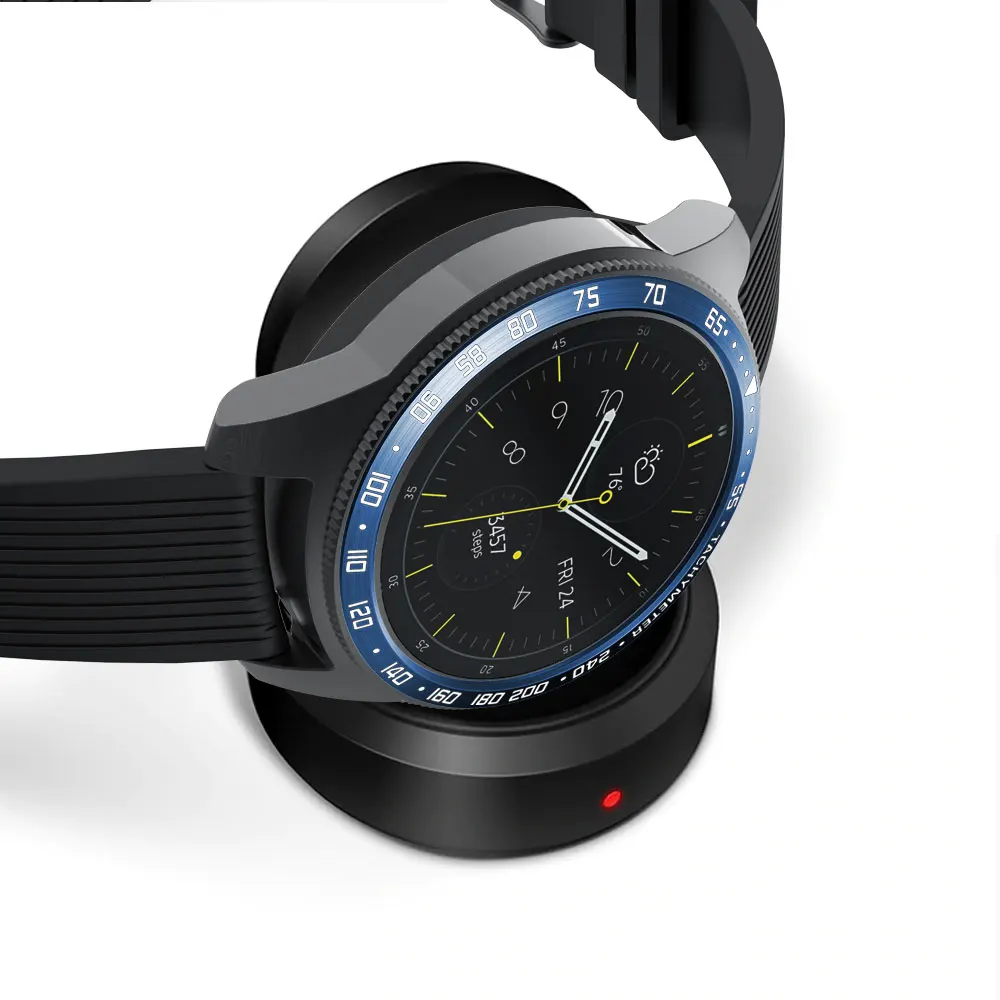 Металлический ободок для samsung Galaxy Watch 46 мм/42 мм чехол gear S3 Frontier/классическая спортивная клеющаяся крышка ремешок аксессуары 46/42