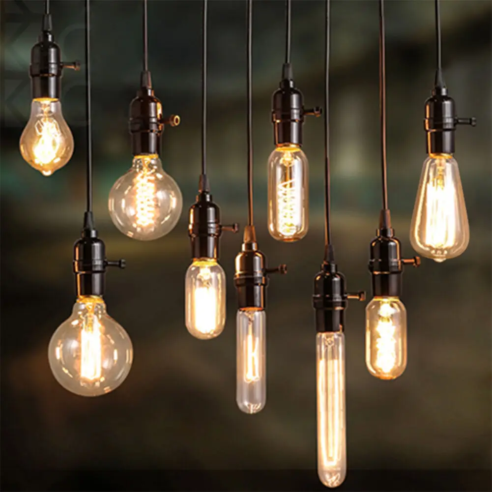 40 Вт лампа лампочки накаливания Винтаж в ретро стиле Эдисон LampE27 220 V