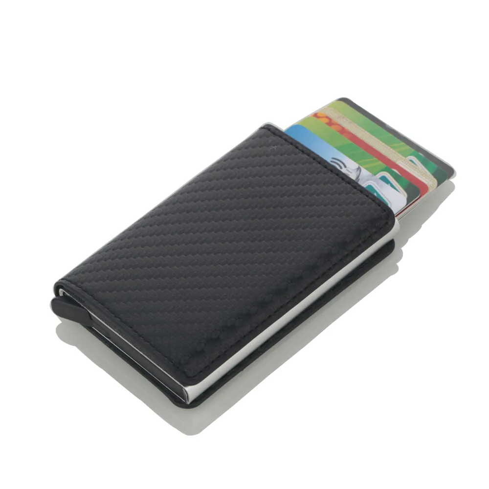 Новый Кошелек для карт мужская мода держатель кредитных блокировка Rfid кошелек