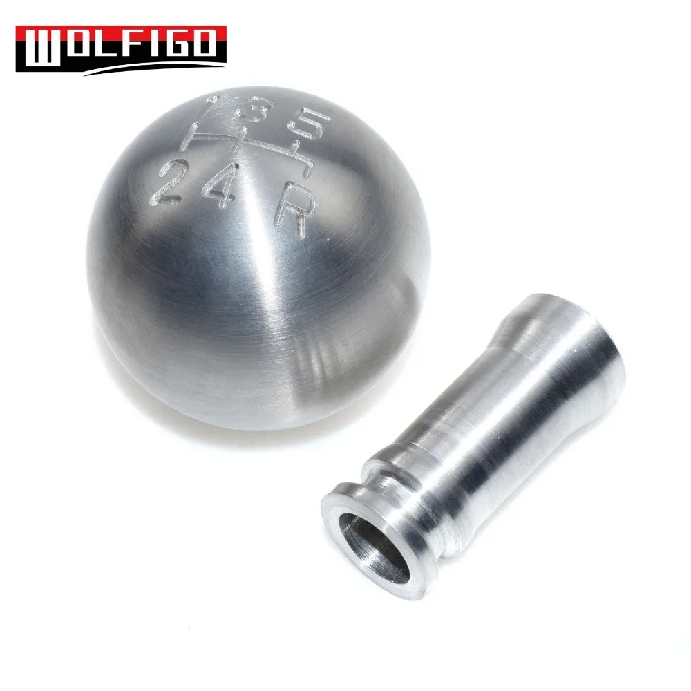 WOLFIGO для 79-04 Ford Mustang серебро взвешенный круглый заготовки рукоятка рычага