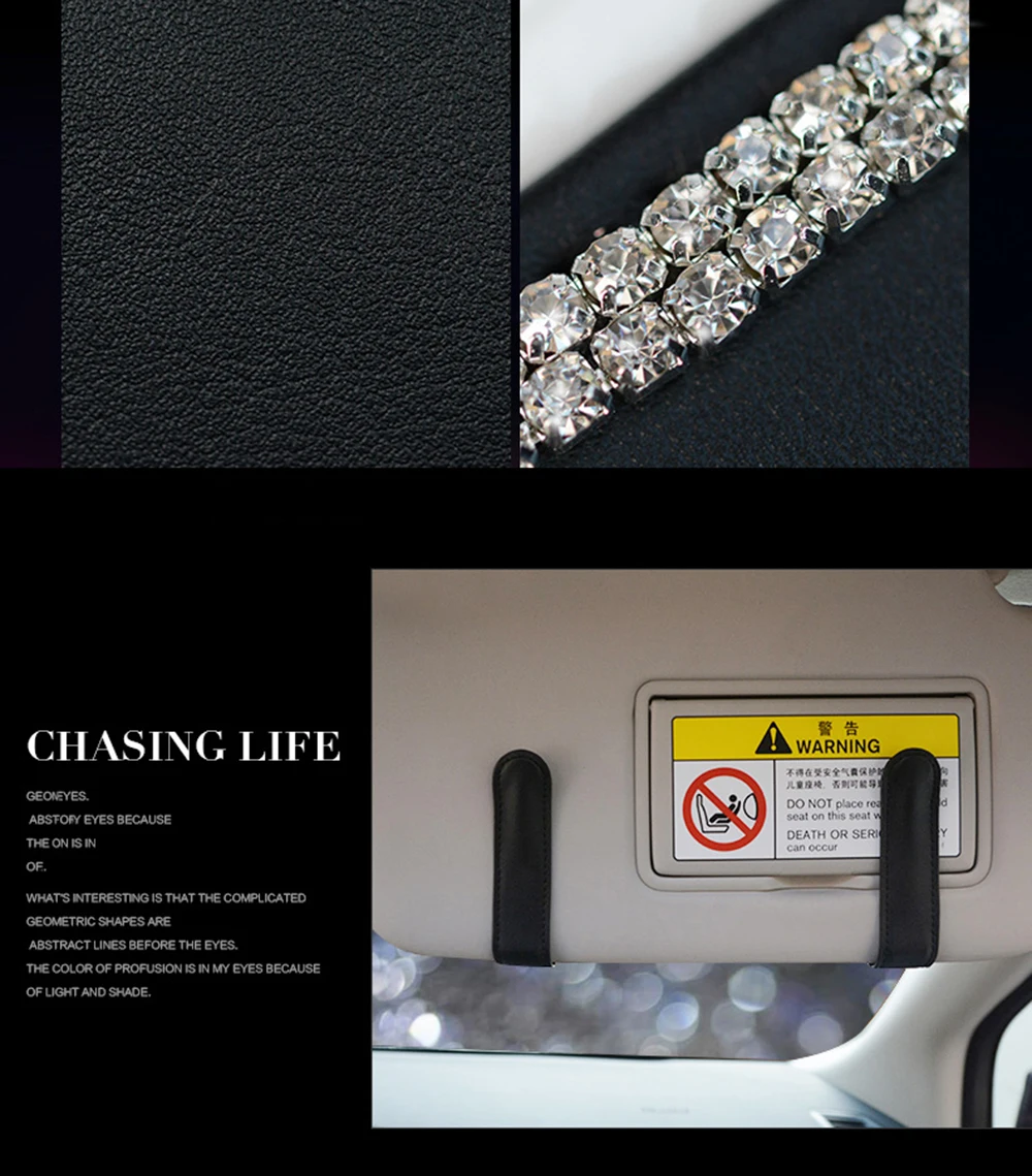 Корона кристалл Bling автомобиль солнцезащитный козырек из искусственной кожи коробка-Держатель салфеток в машину интерьер бумажное полотенце сумка для хранения аксессуары