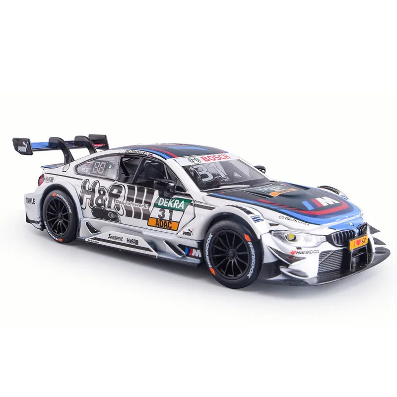 Гоночный автомобиль M4 riling модель из сплава 1:43 DTM гоночный картина оттягивание