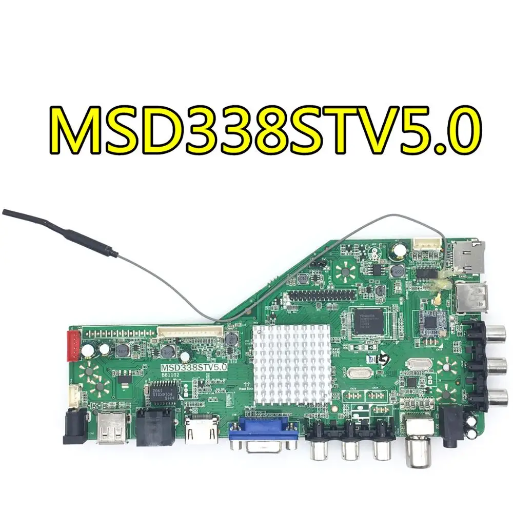 MSD338S TV 5 0 интеллектуальная беспроводная сетевая ТВ плата драйвера универсальная