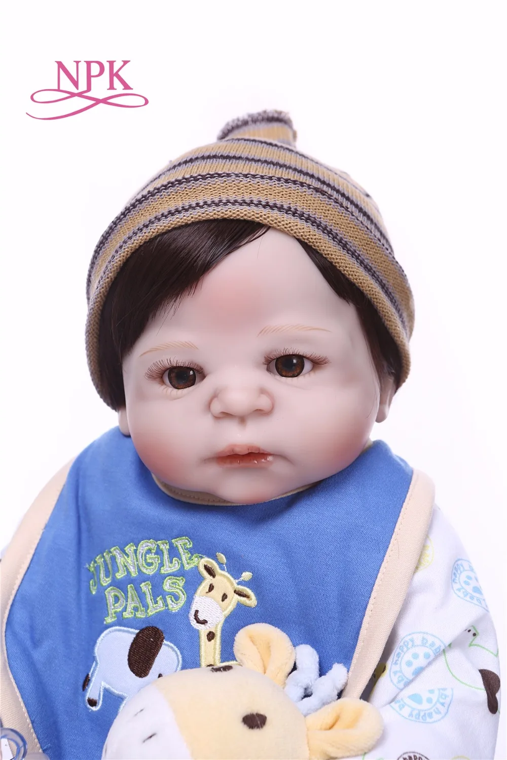 NPK 23 &quotbebes reborn menino полностью силиконовая кукла детские игрушки для детей подарок