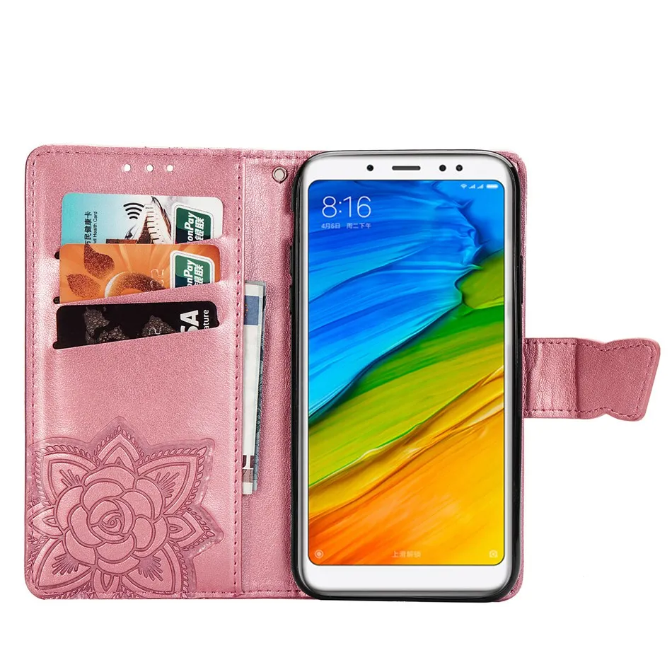 Чехол для Xiaomi Redmi Note 5 Pro флип кошелек чехол из искусственной кожи телефона с