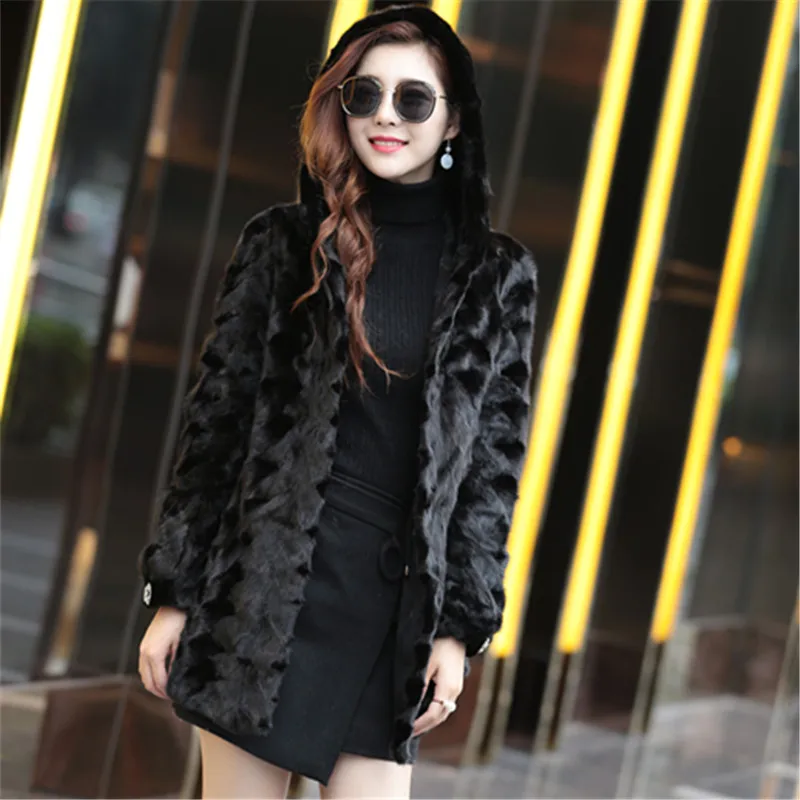 Женская шуба из натурального меха норки роскошная зимняя норки|mink fur coat|mink coats