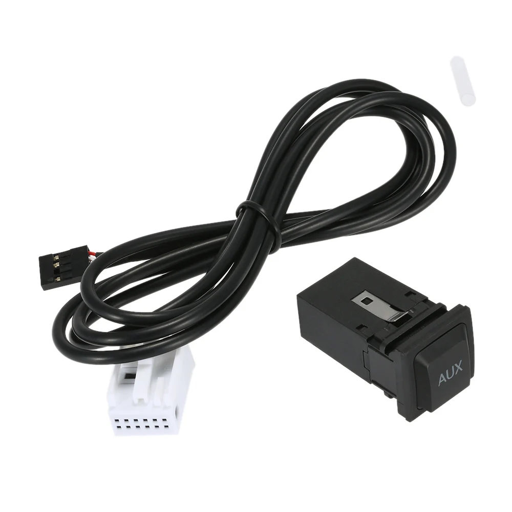 KKmoon plug & play AUX in Socket Switch Plug музыкальный аудио интерфейс для VW Passat B6 B7 CC Touran POLO Facelift