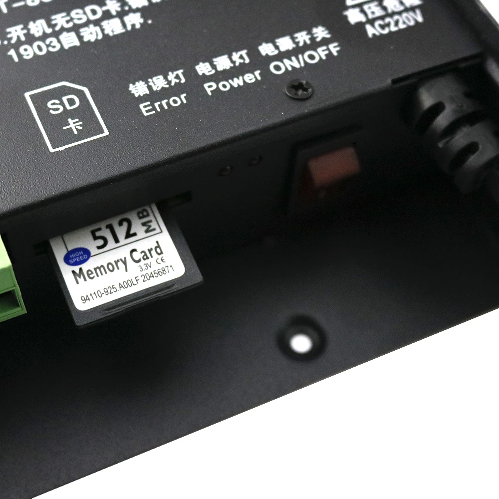 8192 пикселей T8000 T-8000A AC 220 В/110VSD карты контроллер пикселей для WS2801 WS2812B WS2811 LPD8806 RGB Светодиодные полосы контроллер DC5V
