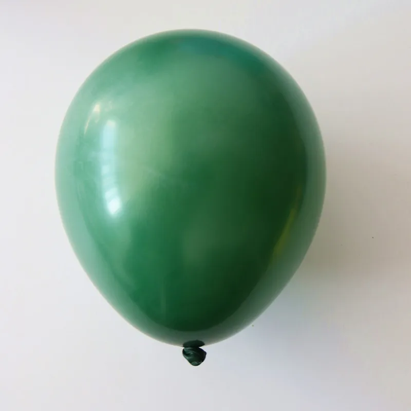 deep green 200 шт, утолщенные стандартные цвета, Круглый латексный шар на день рождения, свадебное украшение, воздушный шар в форме сердца, градация, 5 дюймов, круглый воздушный шар - Цвет: deep green