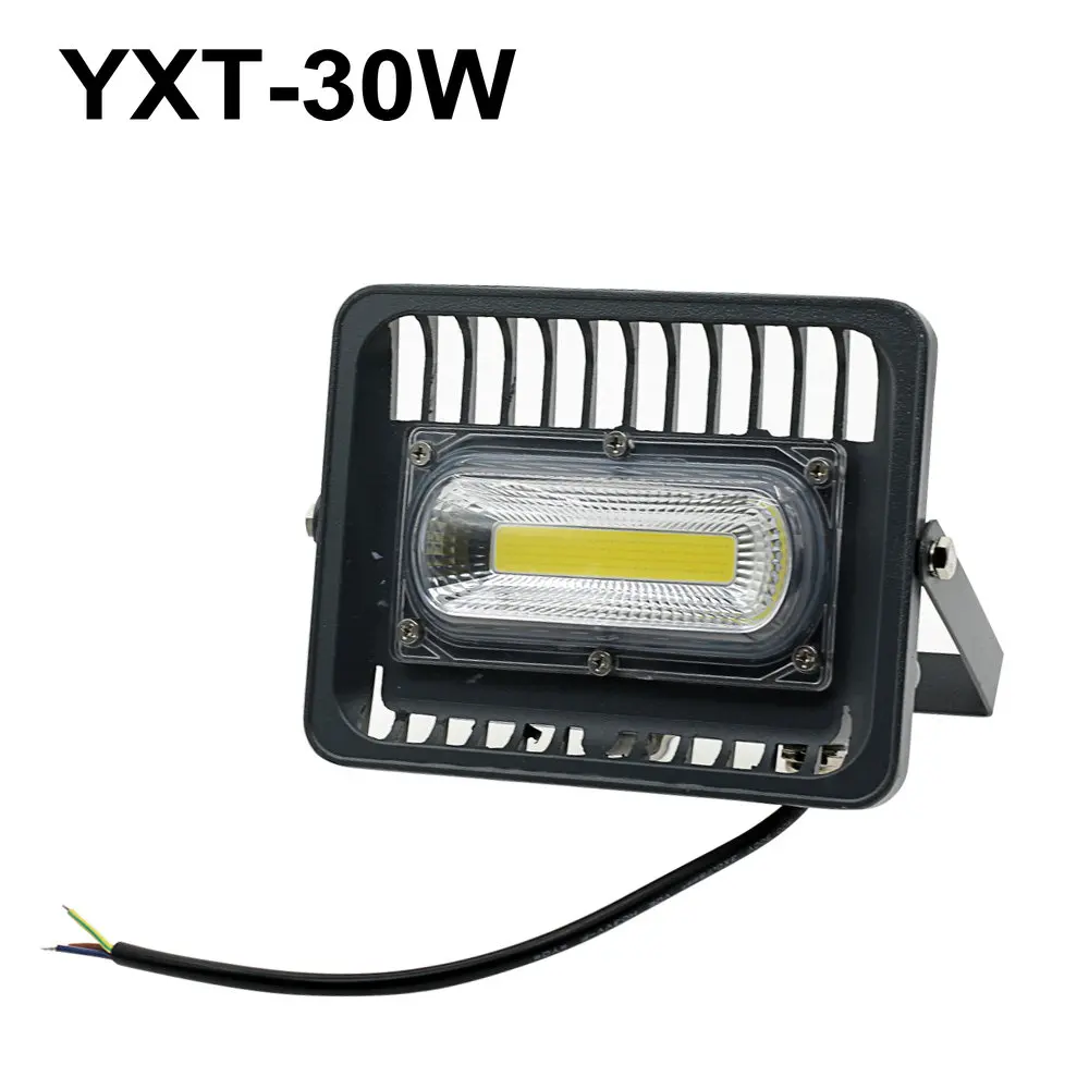 YXT 30W AC220V Светодиодный прожектор светильник 30W 50W 100W IP65 Водонепроницаемый на открытом воздухе Точечный светильник COB Потолочные Светильник для сад настенный светильник уличный светильник ing лампы - Испускаемый цвет: YXT 30W
