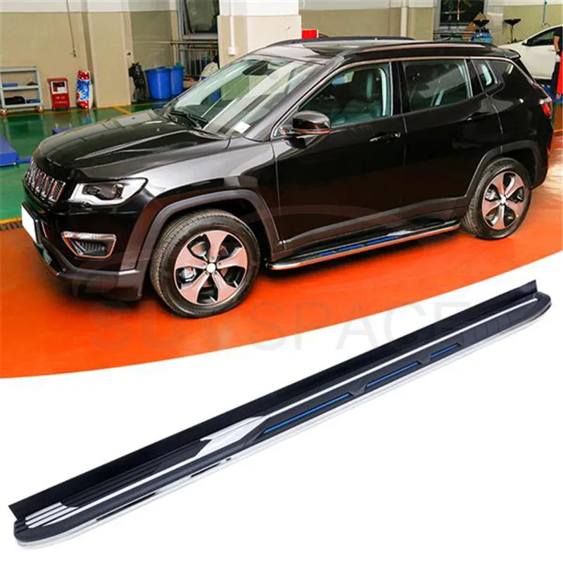 Боковой шаг подходит для Jeep All New Compass 2017 2020 Running Board Nurf Bar Platform|Педали| |