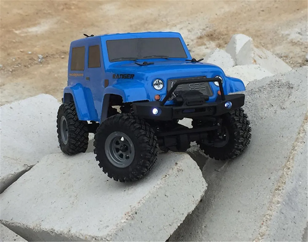 URUAV 1/2 батарея D1RC 1/24 2,4G 4WD Мини Rc автомобиль пропорциональное управление водонепроницаемый гусеничный электрический автомобиль RTR модель детские игрушки