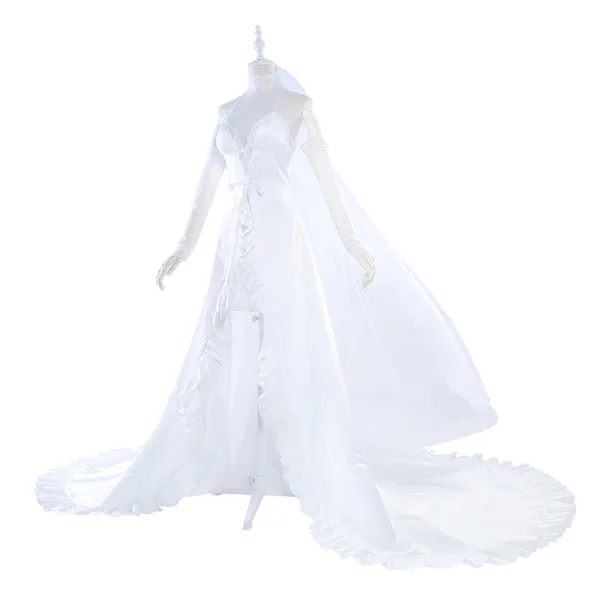 

2019 Popular Game Azur Lane Cosplay Costume White flower vow White Weeding Dress Elegant and beautiful full sets