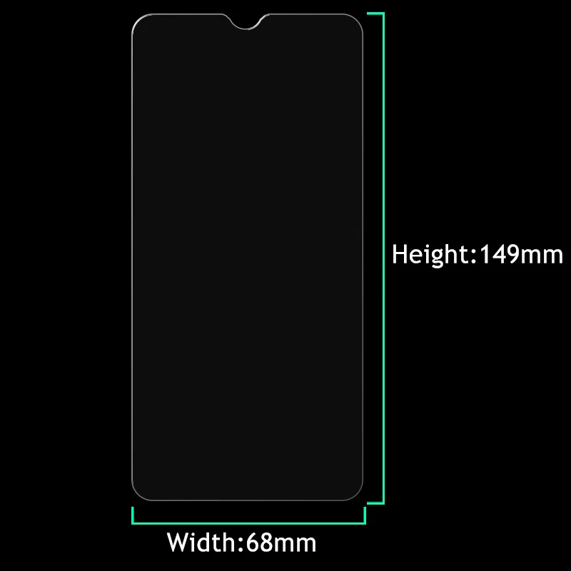 Oppo-Protector de pantalla de vidrio templado Realme 2 Pro, pel&iacute;cula de cubierta Premium 9H para Oppo Realme 2 Pro, 2 uds.-1