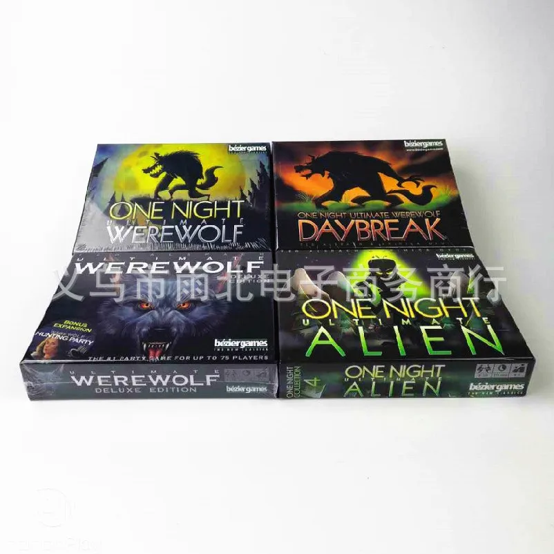 One Night Ultimate Werewolf Daybreak Alien werewolf deluxe edition оборотень kill игра для взрослых настольные