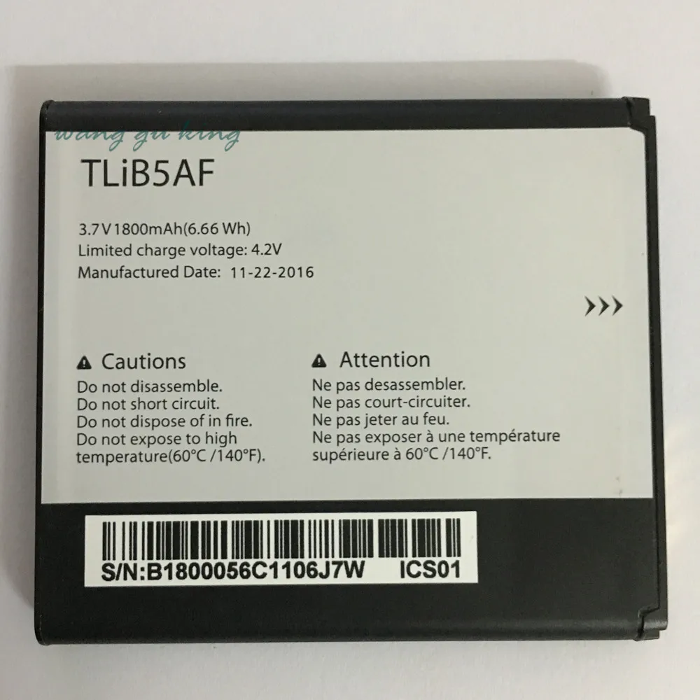 1800 мАч! Новый аккумулятор TLiB5AF для Alcatel One Touch Pop C5 OT 5036 5036D 5037 5037D 5037A 5037X|battery for