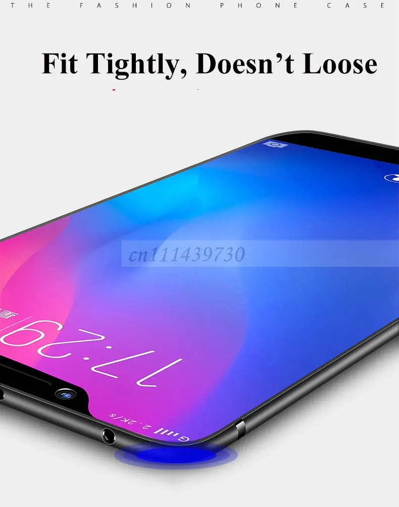 Мягкие чехлы для Lenovo Z5 чехол с защитой 360 градусов матовый Мягкий силиконовый L78011