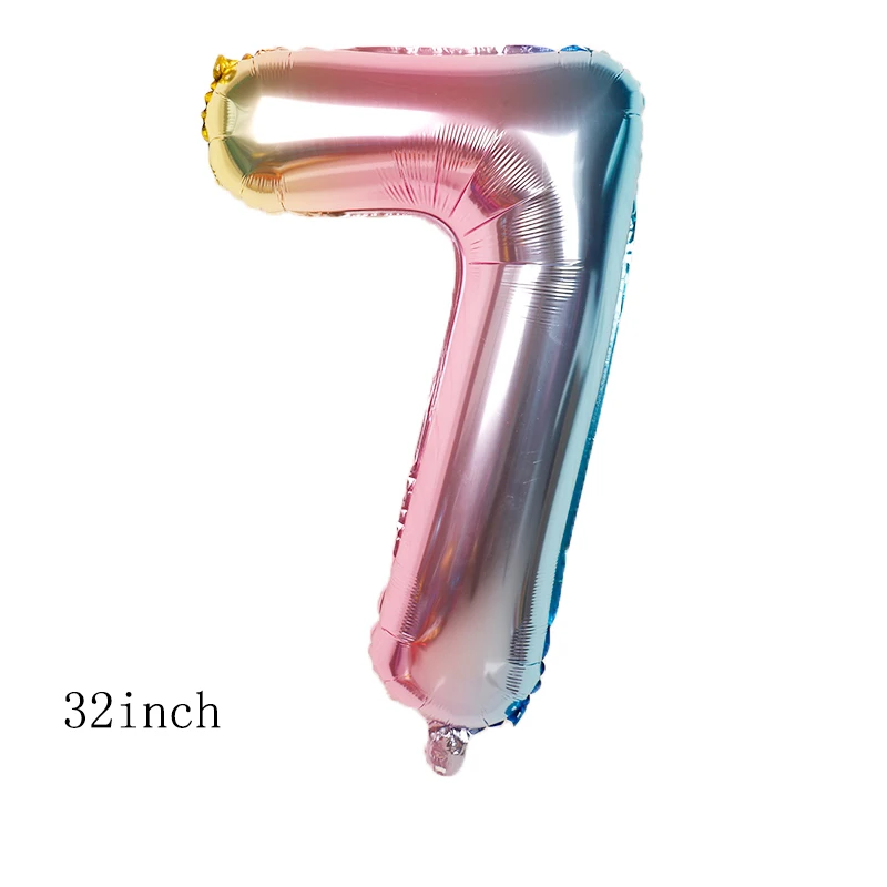 NB32M04-7 112 см Микки Маус День рождения фольгированные шары мультфильм Микки Минни С Днем Рождения украшения для вечеринки детские игрушки для душа - Цвет: NB32M04-7