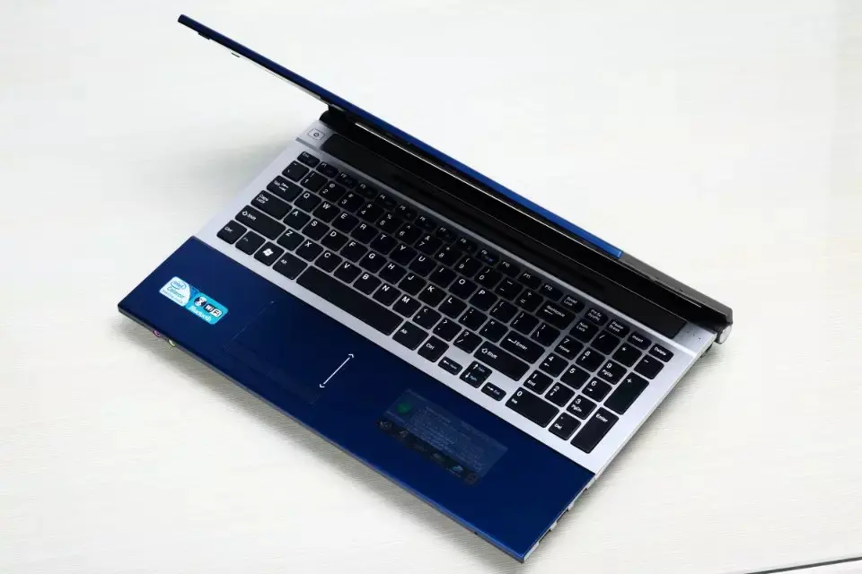 4 ГБ ОЗУ + 120 SSD 15 6 &quotIntel Core i7 ноутбук ПК большой DVD металлический корпус AZERTY итальянская испанская Русская
