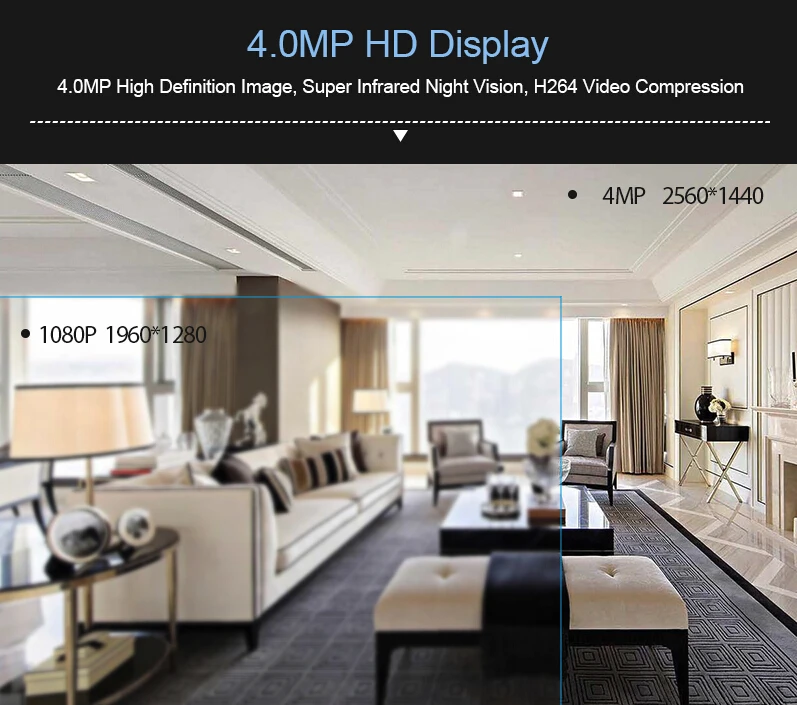 Techage 8CH 4MP HD CCTV камера системы AHD DVR комплект 8 шт. 4MP ИК ночного наблюдения P2P комплект видеонаблюдения 2 ТБ HDD