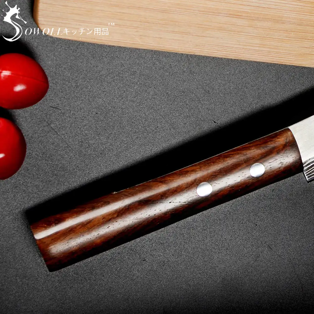 Японские ножи для суши кухонный нож шеф повара из нержавеющей стали с лазерным