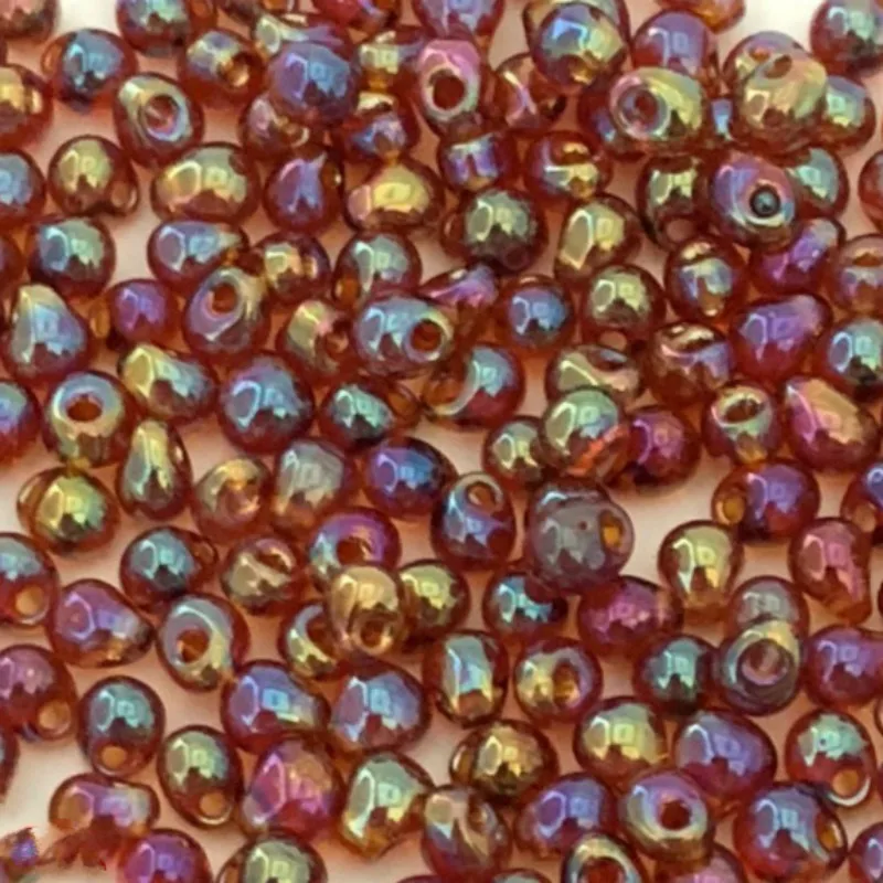 Taidian падение бахромой Seedbeads для бижутерии, материал для рукоделия прозрачный кристалл AB DP250 5/10 г/лот