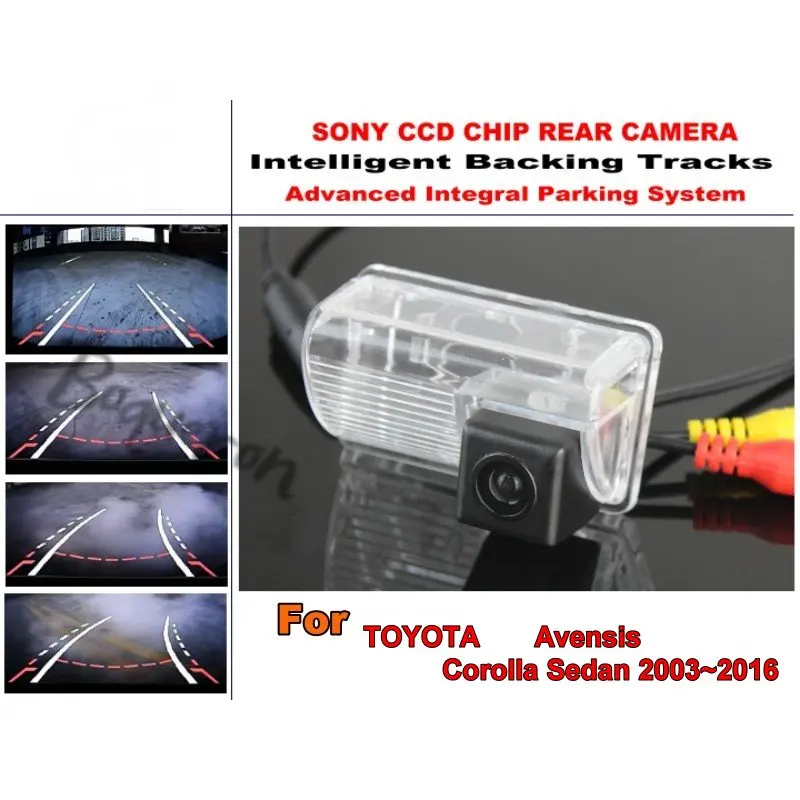 

Для TOYOTA Avensis Corolla Sedan 2003 ~ 2016 интеллектуальная камера заднего вида резервные линии динамические направляющие треки